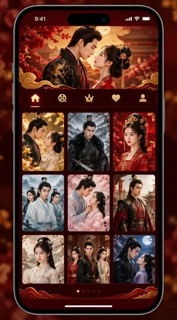 魔改短剧网站APP首页界面预览
